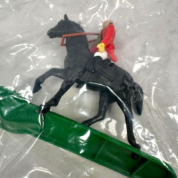 Vintage Men of ‘76 Revolutionary Figures War Red Coat Black Horse Soldiers New - Picture 3 of 4